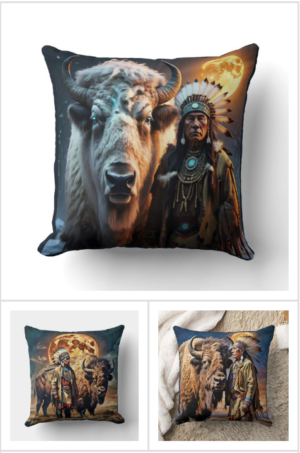 Bison and Native American Design